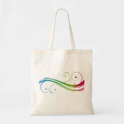 Tote Bag Fils colorés (Devant)