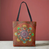 Tote Bag Filtre Floral Rouge de Squire Manipur Mandala