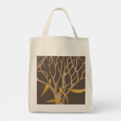 Tote Bag Fin automne sur une Fourre-tout d'épicerie (Dos)