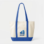 Tote Bag Fin & Flow – Nés pour nager (Devant)