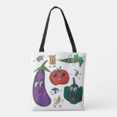 Tote Bag Fin gourmet Fourre-tout de conception de JMC (Dos)