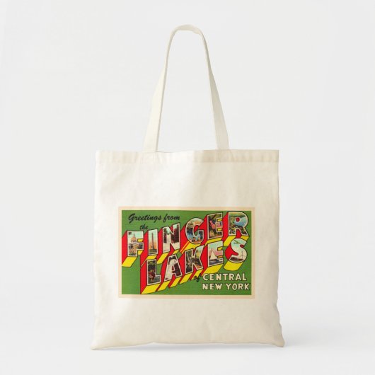 Tote Bag Finger Lakes New York (Devant)