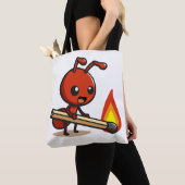 Tote Bag Fire Ant (De près)