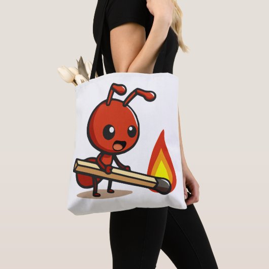Tote Bag Fire Ant (De près)