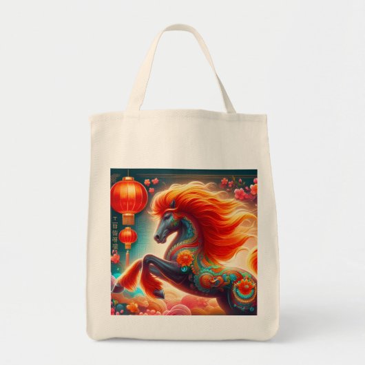 Tote Bag Fire Horse (Devant)