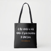 Tote Bag firestarter fourre-tout (Devant)