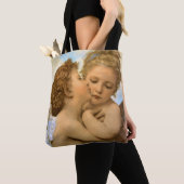 Tote Bag First Kiss (détail d'ange) par Bouguereau (De près)