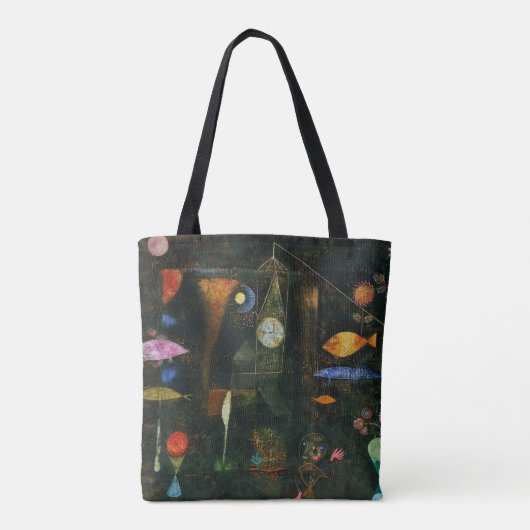 Tote Bag Fish Magic, Paul Klee Art Abstrait (Dos)