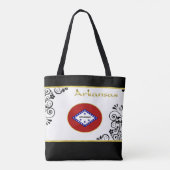 Tote Bag Flag de l'Arkansas (Dos)