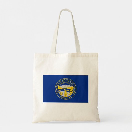 Tote Bag Flag du Nebraska (Dos)