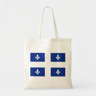 Tote Bag Flag of Quebec