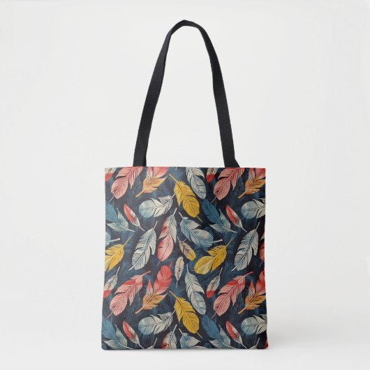 Tote Bag Flair avec plumes (Devant)