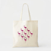 Tote Bag Flamant flamand pétillant parties scintillant rose (Devant)