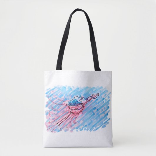 Tote Bag Flamant Hydraté (Devant)