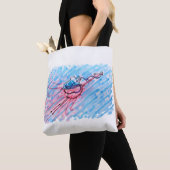 Tote Bag Flamant Hydraté (De près)