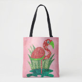 Tote Bag Flamant Mignon (Devant)