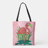 Tote Bag Flamant Mignon (Dos)