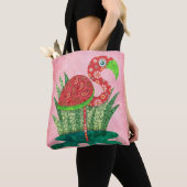 Tote Bag Flamant Mignon (De près)