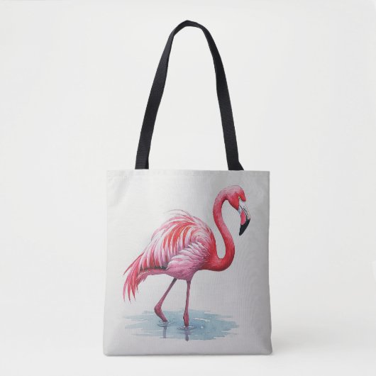 Tote Bag Flamant rose (Devant)