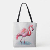 Tote Bag Flamant rose (Dos)