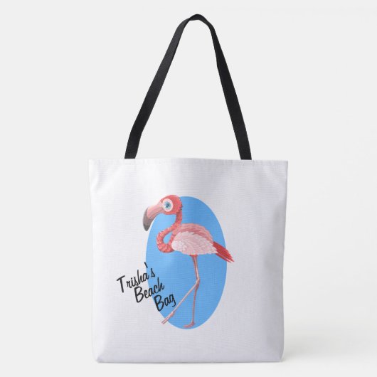 Tote Bag Flamant rose (Devant)