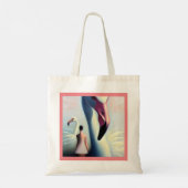 Tote Bag Flamant rose animal Spirit 4 (Dos)