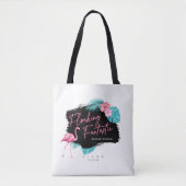 Tote Bag Flamant rose Bachelorette Fantastic V2 ID930 (Devant)