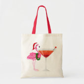 Tote Bag Flamant rose Cocktail Fourre-tout - SRF (Devant)