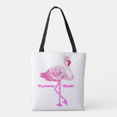 Tote Bag Flamant rose gloire (Dos)