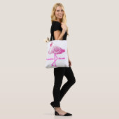 Tote Bag Flamant rose gloire (Sur le modèle)