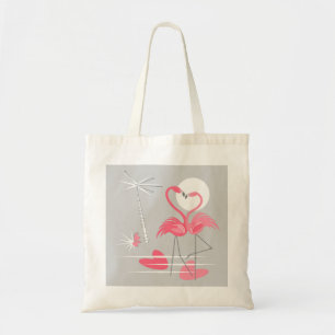 Tote Bag Flamant rose Love budget fourre-tout