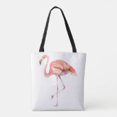 Tote Bag Flamant rose rose (Dos)