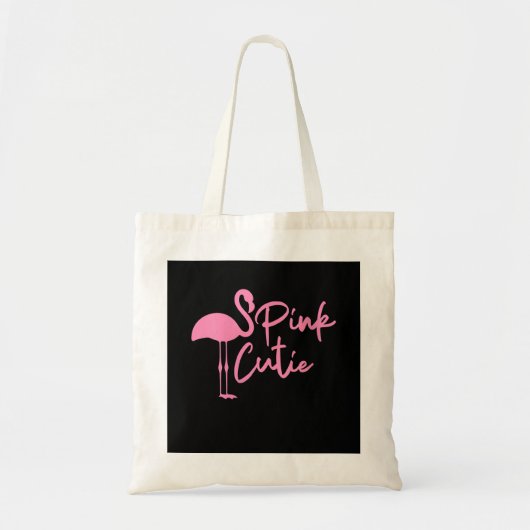Tote Bag Flamant rose rose mignon pour femmes | Rose Cute | (Devant)