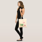 Tote Bag Flamant rose tropical (Devant (modèle))
