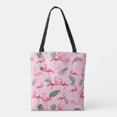 Tote Bag Flamants roses Amour Motif 5 (Dos)