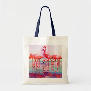 Tote Bag Flamants roses roses par Francis Lee Jacques