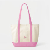 Tote Bag Flamingo Demoiselle demoiselles troupeau (Devant)