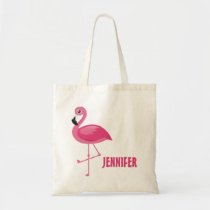 Tote Bag Flamingo rose pâle