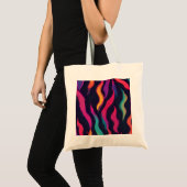 Tote Bag Flamme de feu néon (Devant (produit))