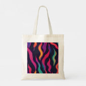 Tote Bag Flamme de feu néon (Dos)