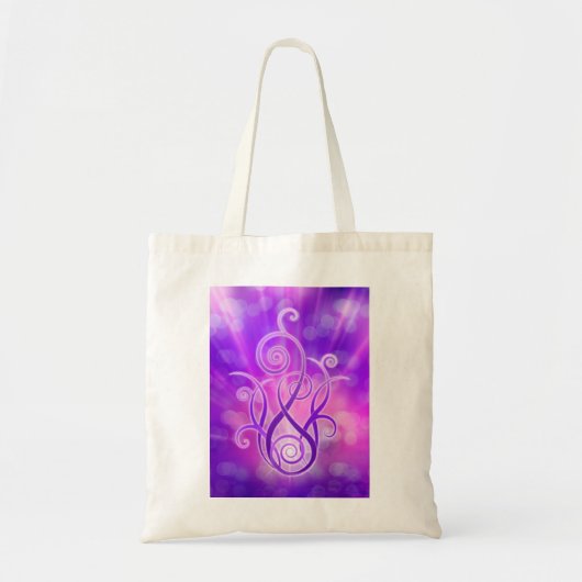 Tote Bag Flamme violette / Feu violet (Devant)