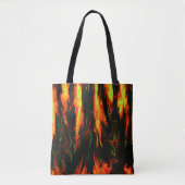 Tote Bag Flammes de lave..... (Devant)