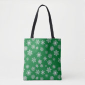 Tote Bag Flammes de neige blanches de 3 jours sur Emerald G (Devant)