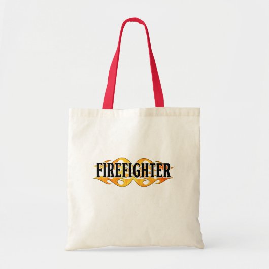 Tote Bag Flammes de sapeur-pompier (Devant)