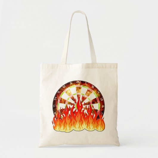 Tote Bag Flammes de tableau noir flamme Art Design (Devant)