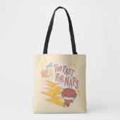 Tote Bag Flash Chibi | Trop Rapide Pour Les Naps (Devant)