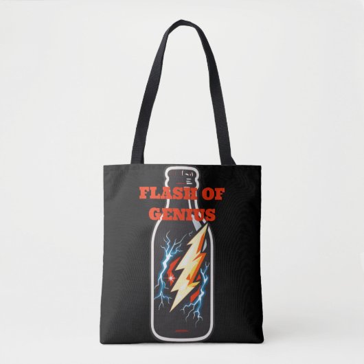 Tote Bag Flash de génie (Devant)