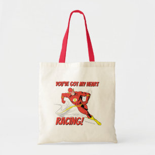 Tote Bag Flash - You've Got My Heart Racing Valentine
