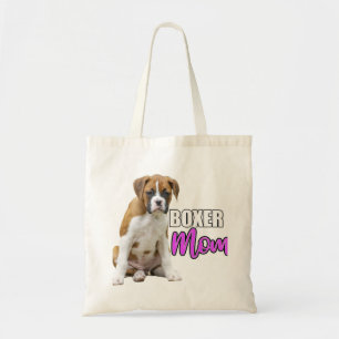 Tote Bag Flashey Fawn Boxer Puppy - Boxer Mom
