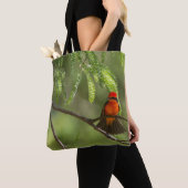 Tote Bag Flashy Vermillion (De près)